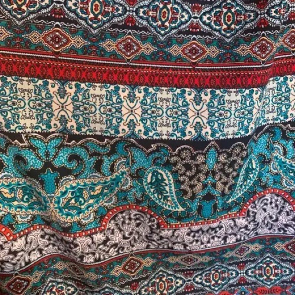Sweet Storm Multi-Pattern Maxi Dress - Picture 5 of 6